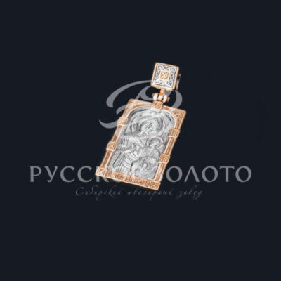 Икона из комбинированного золота
